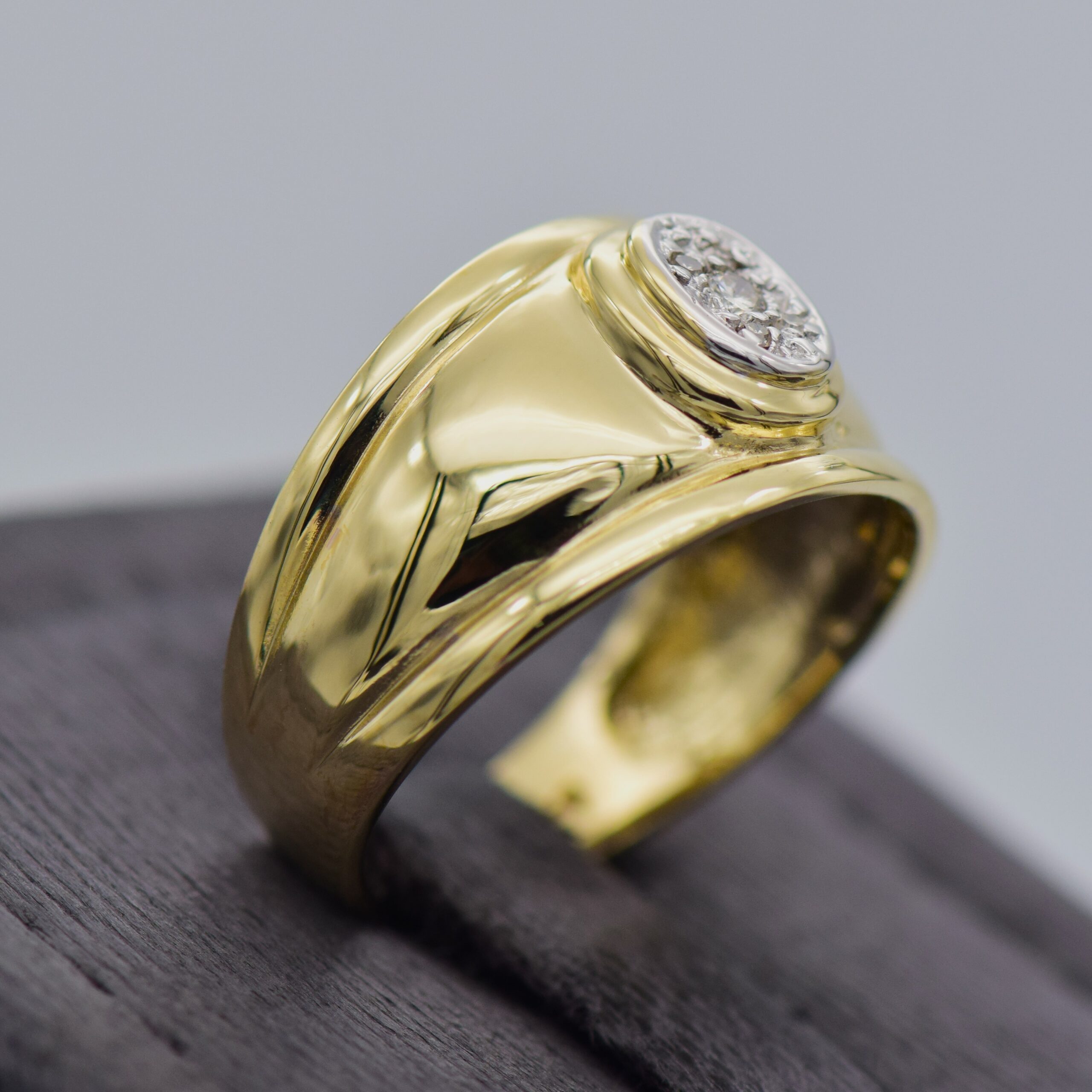 0.17Ct Diamond Dress Ring In 9ct Yellow Gold main image 1