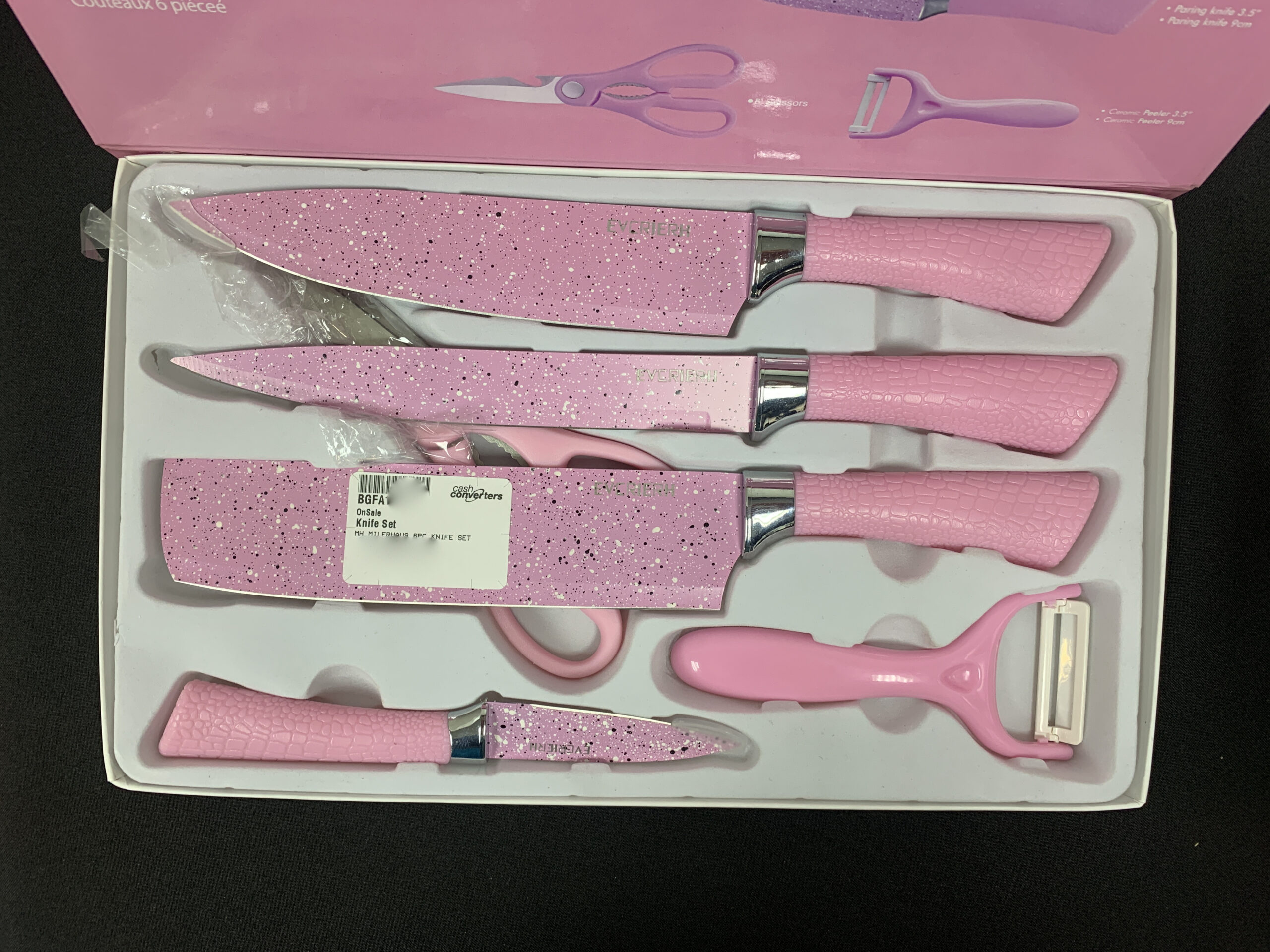 Evcrierh 6 pce knife set Knife Set Cash Converters